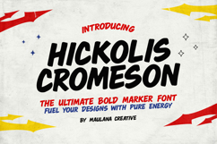 Hickolis Cromeson Ultimate Bold Marker Font Product Image 1