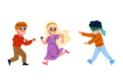 outdoors hide and seek game vector Product Image 1