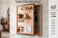 Hideaway Wall Box Organizers Bundle Lasercut. Storage SVG Product Image 6