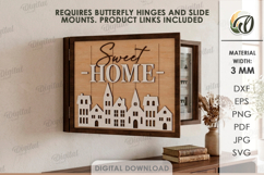 Hideaway Wall Box Organizers Bundle Lasercut. Storage SVG Product Image 9