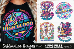Funny Skeletons Sarcastic Retro PNG Sublimation Product Image 3