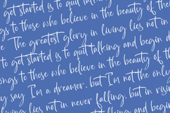 Highest Bluebell - Natural Handwritten Font Product Image 16