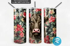 Highland cow wrap,Cowgirl tumbler,cow animal wrap,Western cow tumbler,Sunflower cowhide,commercial use,highland cow floral,cow sublimation,highland calf wrap,alcohol ink tumbler,retro tumbler,vintage tumbler