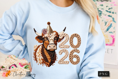 2026 Highland Cow PNG Faux Latch Hook Product Image 6