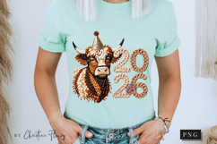 2026 Highland Cow PNG Faux Latch Hook Product Image 7