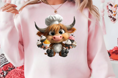 Highland Cow Clipart Bundle, Product Image 4