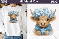 Winter Highland Cow Bundle | Christmas Sublimation Product Image 14