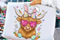 Highland Cow Easter Png Product Image 1