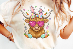 Highland Cow Easter Png Product Image 3