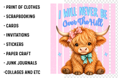 Highland Cow Funny PNG Product Image 2