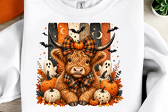 Highland Cow Halloween PNG Product Image 1