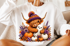 Highland Cow Halloween Png Product Image 2