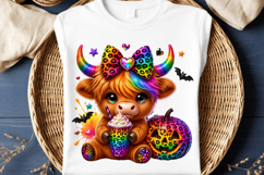 Highland Cow Halloween PNG Product Image 2