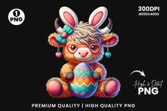 crochet yarn easter png, highland cow png, faux yarn easter png, easter highland cow png, yarn texture easter png, crochet highland cow png, happy easter png, easter sublimation png, spring cow png, printable easter png