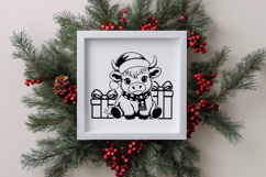 Highland Cow with Christmas Presents Product Image 2