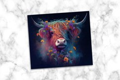 Highland Cow 20 oz Skinny Tumbler Product Image 3
