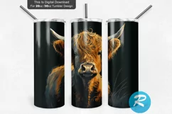 Watercolor Tumbler Wrap,20oz Sublimation Tumbler PNG,Digital Download,Seamless Design,20 oz Skinny Tumbler,Farm Western Tumbler Wrap,Highland Cow sublimation,Cute Baby Cow Tumbler png,Cow Sunflowers Tumbler,Watercolor Highland Cow Wrap