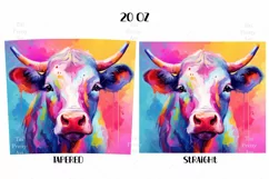 Highland Cow Tumbler Wrap Sublimation Design Png, Uvalde Strong, Wild West Png, Texas Longhorns