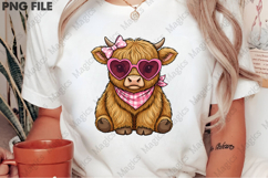 Highland Cow Valentine Png Product Image 2