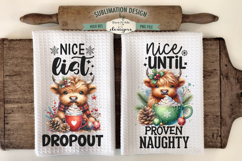 Holiday Kitchen Towel Bundle | 16 Christmas Cocoa PNG Files Product Image 8