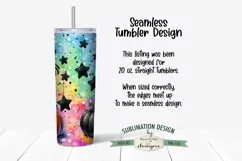 Highland Cow Jack O Lantern | Seamless 20 oz Tumbler Design Product Image 2