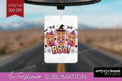 Highlang Cow Halloween Air Freshener PNG Spooky Season PNG Product Image 1