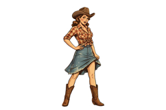 Cow Girl Png| Western Png Product Image 1