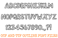 Highway Stitch Alphabet Lettering Font Sewing ABC OTF Product Image 2