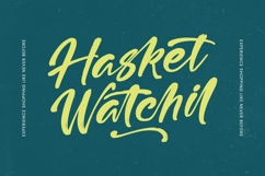 Higten Wasted - Bold Handwritten Font Product Image 7