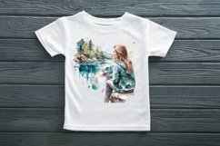 Watercolor Girl by the River Clipart Bundle,Cottage Clipart,Sublimation Designs,Watercolour Clipart,PNG Bundle,Clipart Bundle,Commercial Use,Cosy Farmhouses,Printable Watercolor,Mug Journal Designs,House Home Clipart,Digital Clipart,Country Clipart,Scener