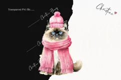 Valentine Himalayan Cat PNG | Valentine's Day Clipart Product Image 2