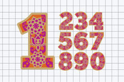 Hindi Numbers 3D SVG Product Image 3