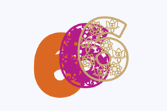 Hindi Numbers 3D SVG Product Image 2