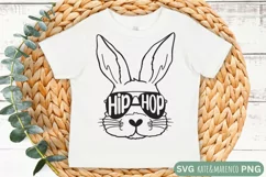 Hip Hop SVG | Funny Easter SVG | Kids Easter SVG PNG Product Image 1
