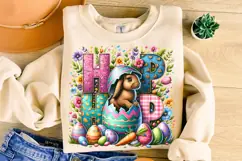 Easter Bunny Hip Hop PNG, Easter Coquette PNG, Happy Easter Product Image 3