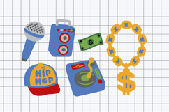 Hip hop Elements 3D SVG Product Image 2