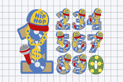 Hip Hop Numbers 3D SVG Product Image 2