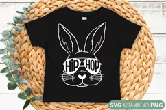 Hip Hop SVG | Funny Easter SVG | Kids Easter SVG PNG Product Image 2