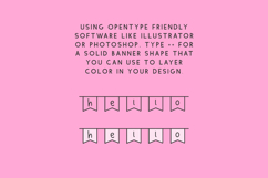 Hip Hip Hooray Banner Font Product Image 4