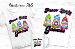Hippie Peace Love Sublimation Design PNG Product Image 2