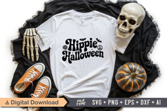 Hippie Halloween SVG File | Spooky Halloween SVG Product Image 1