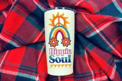 Hippie Soul |Tumbler SVG cut file Product Image 3