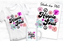 Sublimation Design Hippie Soul PNG Product Image 2