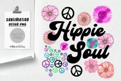 Sublimation Design Hippie Soul PNG Product Image 1