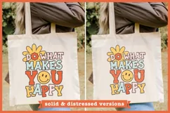Do What Makes You Happy PNG | Distressed Hippie Sublimation Product Image 5