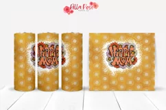 Hippie Mom | Mother's Day | 20oz Tumbler Sublimation Wrap Product Image 2