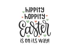 Hippity Hoppity Easter SVG Cut File Product Image 1