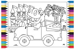 coloring animal cartoon for kids Product Image 1