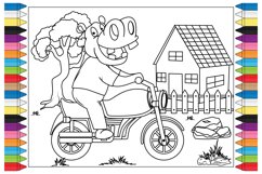 coloring animal cartoon for kids Product Image 1
