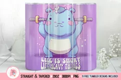Funny Hippo Tumbler Wrap , Hippo Png, Hippo Animals Png, Cute Tumbler Wrap